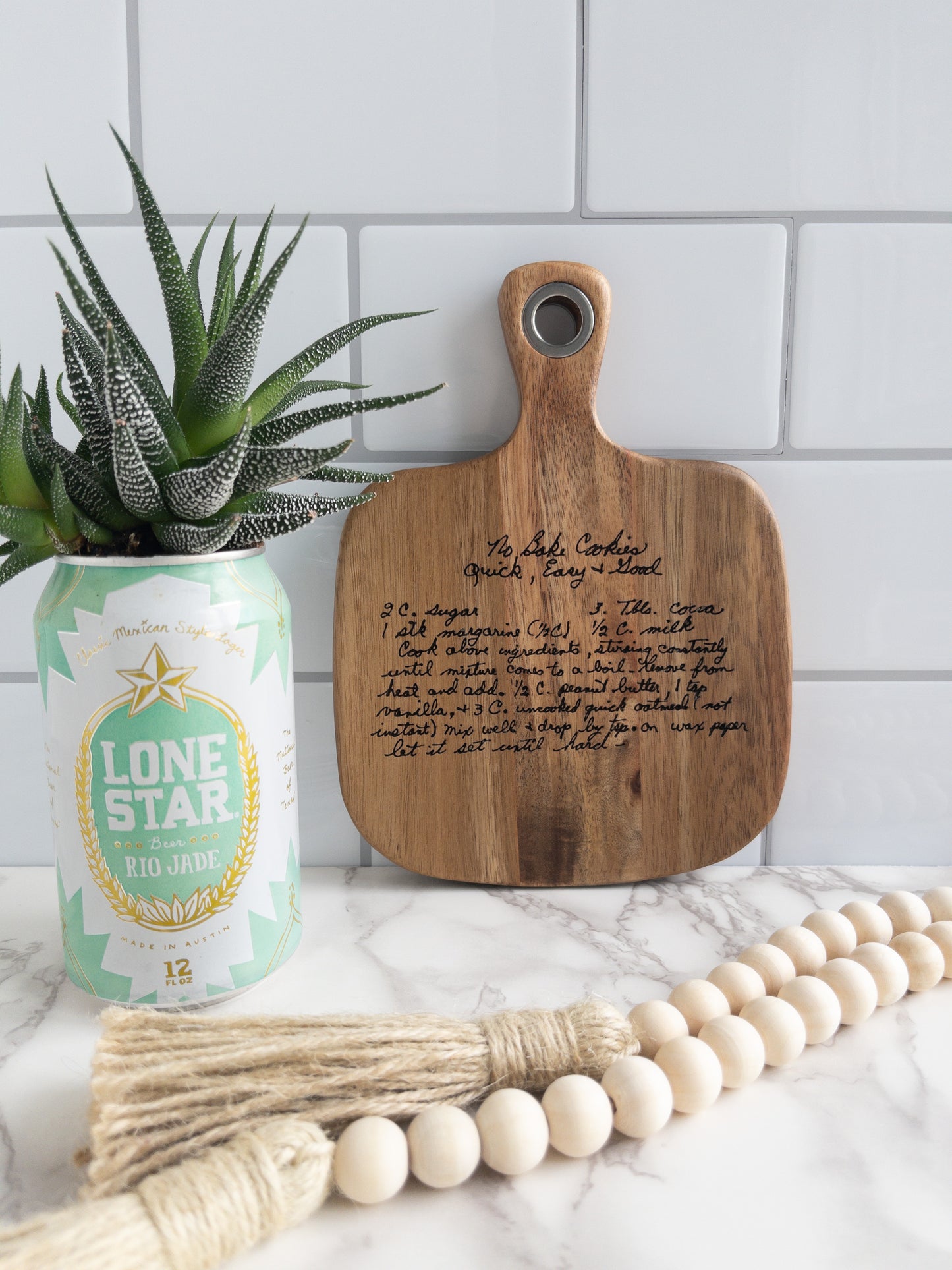 Custom Engraved Recipe Board