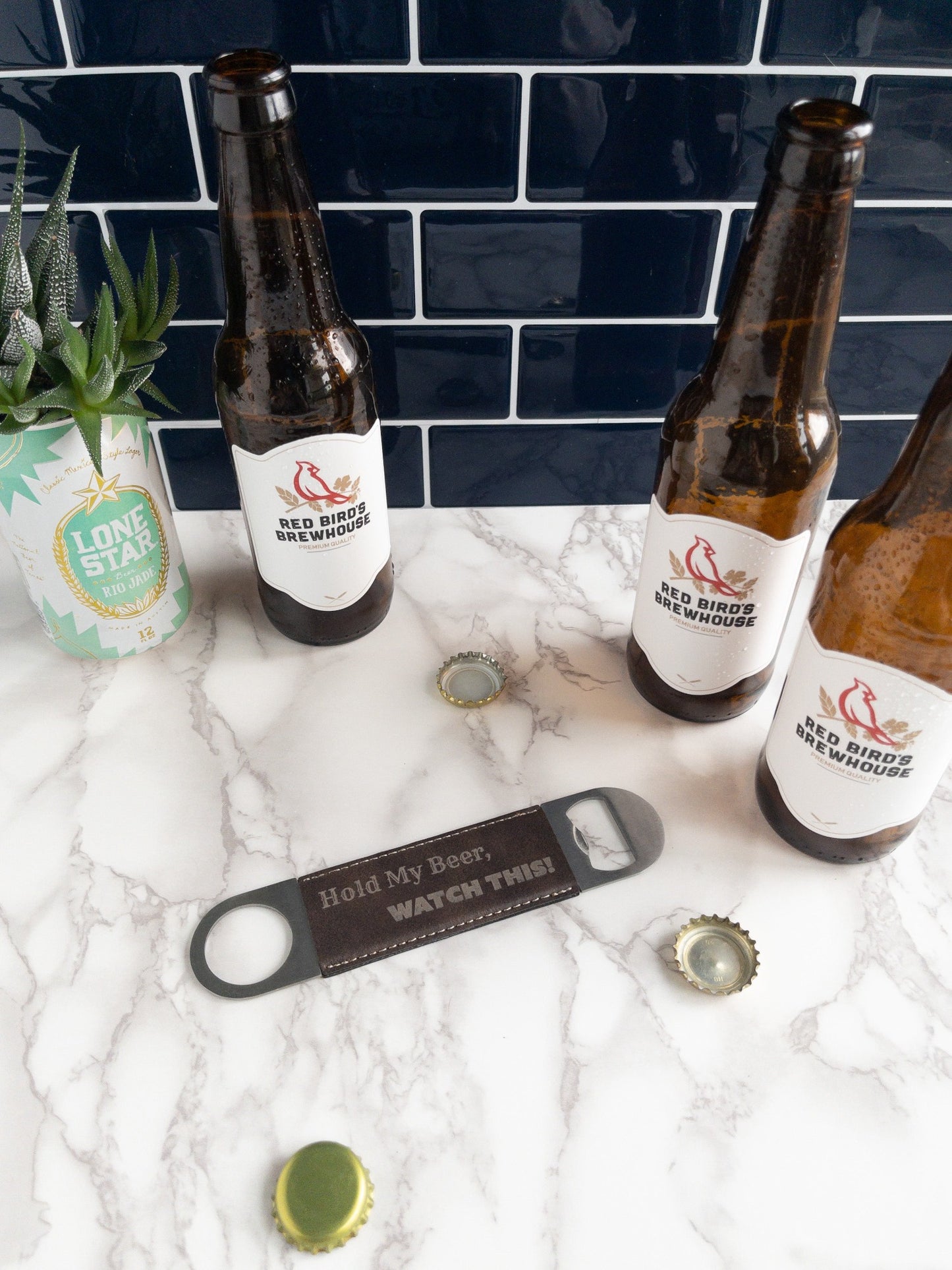 Leatherette Bottle Opener