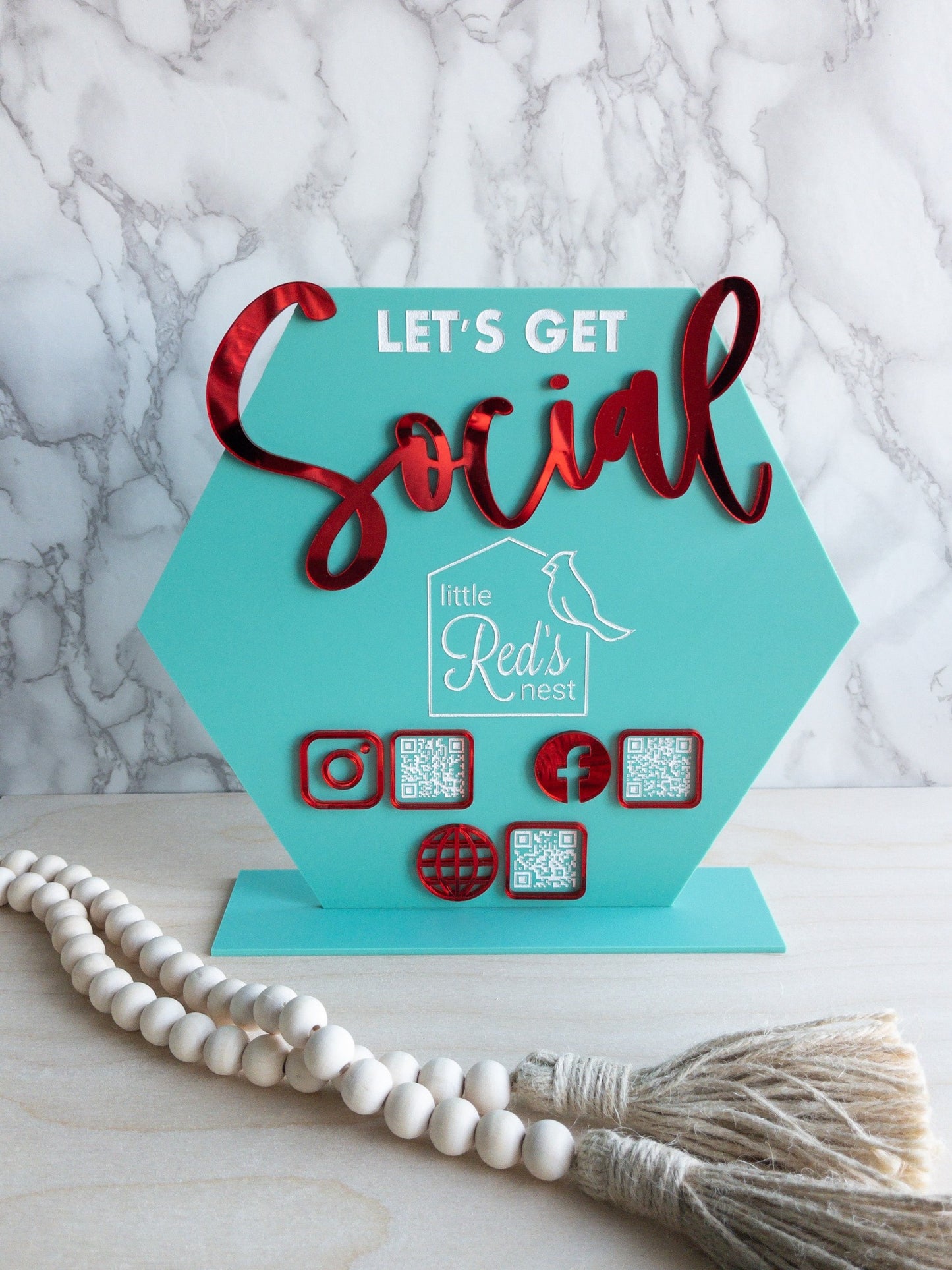 Let's Get Social Sign