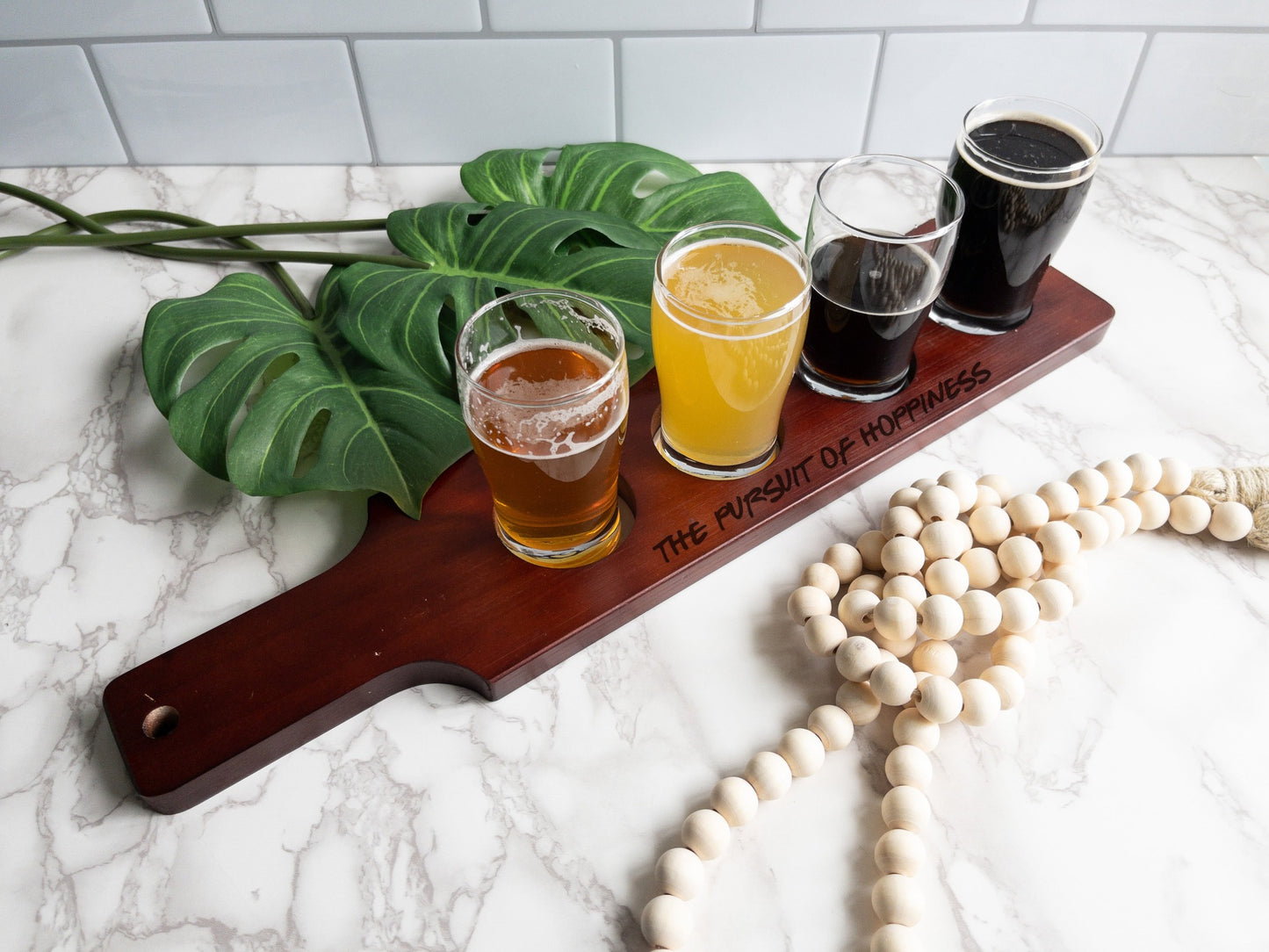 Mahogany Beer Flight