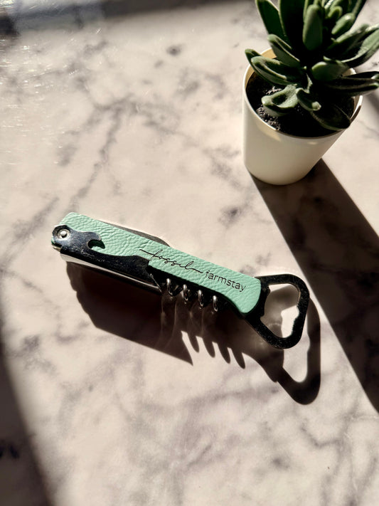 Custom Wine Opener for Short Term Rental