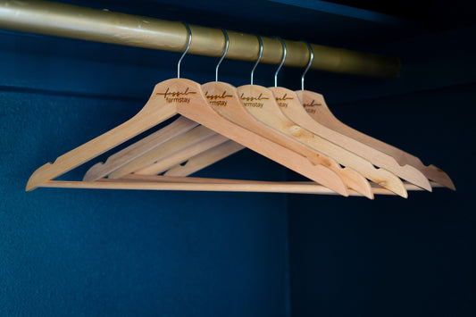 Custom Wood Hangers - Set of 5