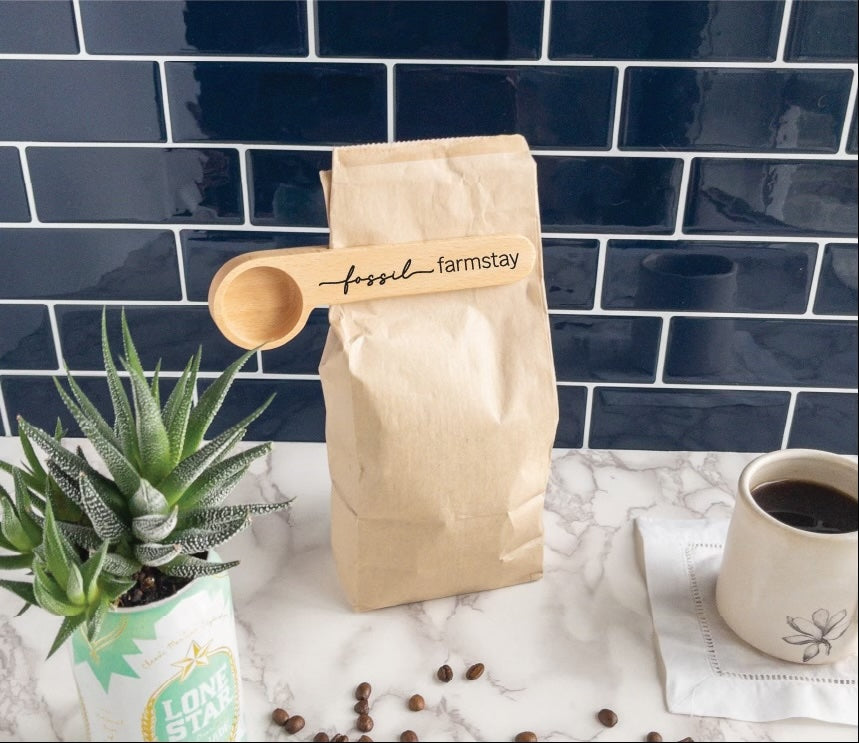 Custom Wood Coffee Clip for Airbnbs