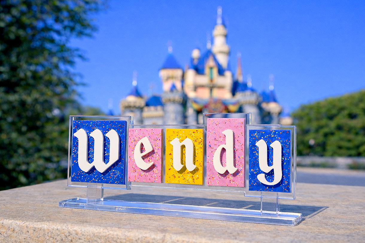 Large Custom Disneyland Name Sign, Acrylic Disney Home Decor, Disney Nursery Sign, Teacher Name Plate, Lawyer Name Sign, Wedding Table Name
