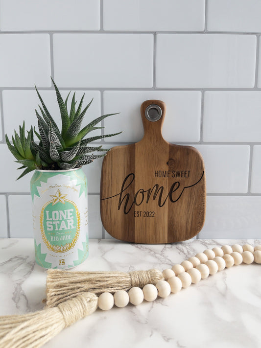 Acacia Home Sweet Home Cutting Board